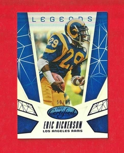 Espejo Panini Certified Legends 2015 azul Eric Dickerson #d 50/99 RAMS - Imagen 1 de 2
