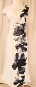 DKNY Watercolor Floral Maxi Slip Dress, Size 10 - Picture 1 of 5