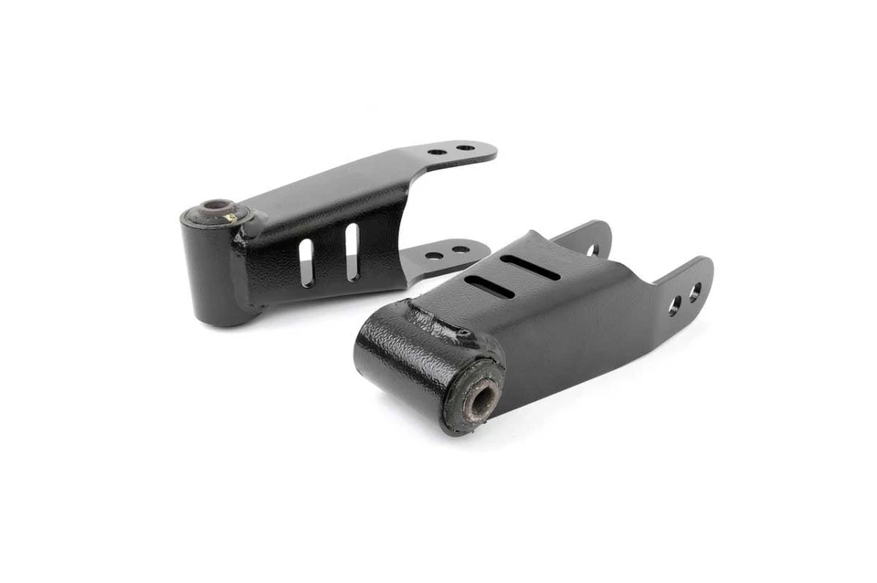 Grilletes de descenso traseros Rough Country 1-2,5" para 88-98 Chevy/GMC C15 2x2 - RC0501 Foto 1 de 2