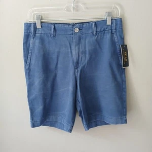 Polo Ralph Lauren NWT $59.50 Boys Size 16 Blue Cotton Chino Shorts Zipper - Picture 1 of 18