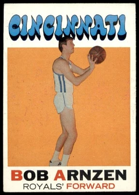 1971 TOPPS BOB ARNZEN 94 EXMT BASKETBALL CINCINNATI ROYALS - Image 1 of 2