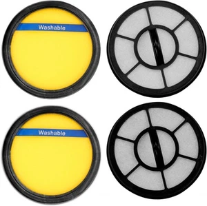 4PCS Washable Filter for Eureka DCF25 & EF7 Fit AS3030AE, AS3033A, Yellow  - Picture 1 of 7