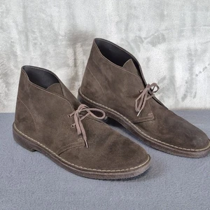 Clark’s Originals Desert Boot Men's Size 14 Suede Chukka Crepe Sole Shoes Brown - Picture 1 of 8
