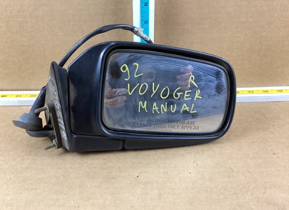 Espejo retrovisor lateral derecho Plymouth Voyager 1992-1995 manual pasajero E13010252 Foto 1 de 4