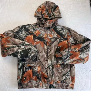Outfitters Ridge Vintage Hooded Jacket 3D Camo camouflage Youth sz XXL 20 Bomber - Picture 1 of 8