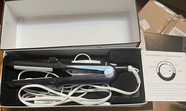 T3 Micro Volumize Hair Flat Iron 3/4" Styler Ceramic Tourmaline 73534 Dome - Image 1 of 1