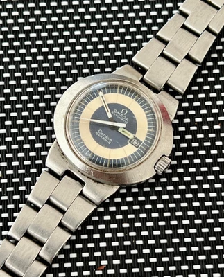 OMEGA Geneve Dynamic Tool 102 Automatic Vintage Blue Silver Dial  Women's Watch - Image 1 of 4