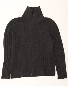 MASSIMO DUTTI Mens Cardigan Sweater XL Grey Wool DC29 - Picture 1 of 3