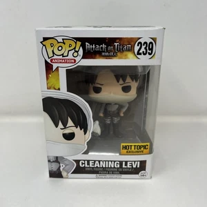 Funko Pop! Vinyl Figure Attack on Titan Levi Ackerman Hot Topic Exclusive #239 - Picture 1 of 9