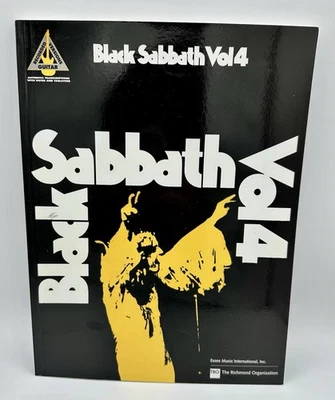 BLACK SABBATH Vol.4 GUITAR TABLATURE Recorded Version Guitar - Image 1 of 3