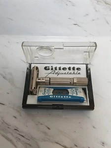 Navaja Ajustable Gillette Fat Boy De Colección 1-9 F4 Estuche Original EXCELENTE 🔥 🪒 - Imagen 1 de 18