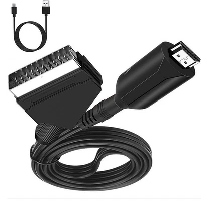 Cavo SCART a HDMI Convertitore SCART a HDMI Adattatore da Scart a Hdmi con cavo - Immagine 1 di 4