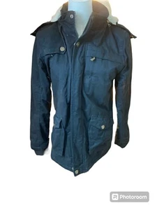 Wenven Boys Winter Jacket Size Large Sherpa Lined Cotton Hooded Coat - Picture 1 of 7