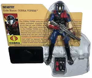 GI Joe COBRA VIPER 3.75" Figure v22 Cobra Infantry 2008 25th Anniversary - Picture 1 of 11
