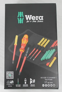 Wera Elektro Schraubendreher Satz 17 tlg./pcs Kraftform Kompakt VDE 60i +iS - Bild 1 von 4