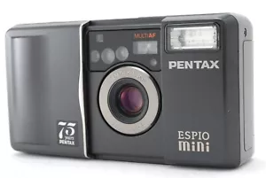TESTED【 MINT+】 Pentax Espio Mini 75 Years Black Point & Shoot Film Camera JAPAN - Picture 1 of 9