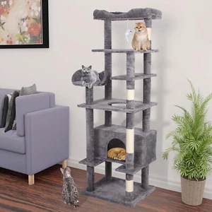 71in Large Cat Tree Tower for Indoor Cats Condo Scratching Post Pet Play House - Picture 1 of 7