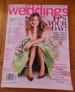 Martha Stewart Weddings Sarah Jessica Parker; Planning; Gowns Summer 2015 NF - Picture 1 of 3