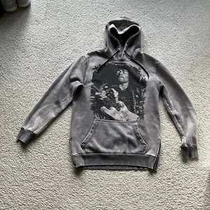 American Stitch Sweatshirt Size Small Jimmy Hendrix Hoodie Grungy Graphic Print - Picture 1 of 7