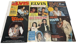 Vintage 1970’s Elvis Presley Tribute Magazine Lot of 6 - Assorted - Bild 1 von 17