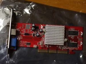 ATI Radeon 9200 SE 128 MB Graphics video Card VGA TV Out s-video PALIT - Picture 1 of 5