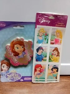 Sofia The First Jumbo Eraser, Disney Princess Stickers. - Picture 1 of 2