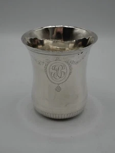 RARE TIMBALE A FOND PLAT 176 GRS EN ARGENT MASSIF EPOQUE 18 EME PARIS 1789 - Imagen 1 de 11
