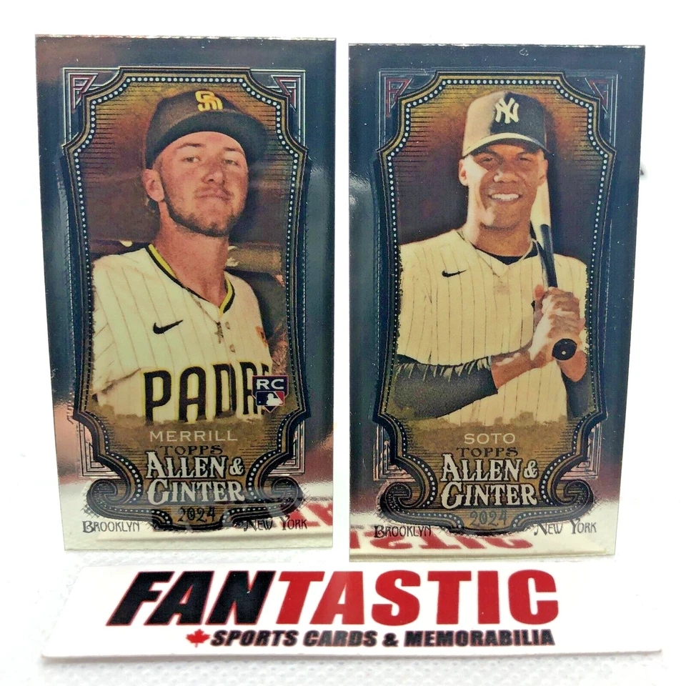 2024 Topps Allen & Ginter MINI Chrome Parallel Card YOU PICK - Image 1 of 2