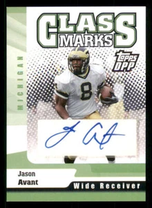 2006 Topps Draft Picks and Prospects Class Marks AUTO #CMJA Jason Avant D - Picture 1 of 2