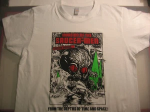 INVASION OF THE SAUCER MEN T-SHIRT/horror/fantasy/movie/hollywood/space/aliens - Picture 1 of 1