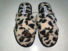 Steve Madden Women’s Leopard Fur Faux Slippers Size 9 New
