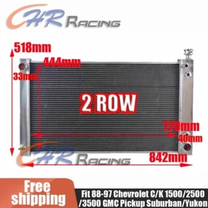 Radiator for 1988-1997 Chevrolet C/K 1500/2500/3500 GMC Pickup Suburban/Yukon - Picture 1 of 8
