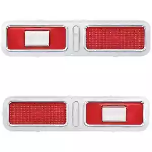 TAIL LAMP LENS ASSEMBLY SET FOR 1973-1974 CHEVROLET CHEVY II NOVA - Picture 1 of 1