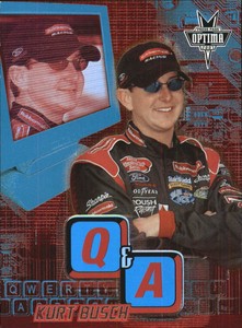 2003 Press Pass Optima Q and A #QA8 Kurt Busch   
