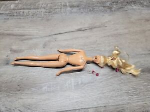 1998 Nude Rose Princess Barbie, Pull String For Hair To Shorten Lengthen PARTS