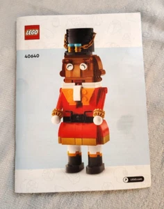 Lego Seasonal Nutcracker Manual Only 40640 Replacement Booklet - Picture 1 of 5