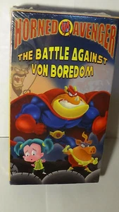 Horned Avenger Battle Against Von Boredom VHS Movie New Sealed Classic Film Kids - Picture 1 of 2
