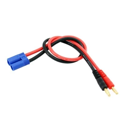 Battery Charger Cable 12AWG EC5 Male to 4mm Banana Head Adapter Connector - Image 1 of 4