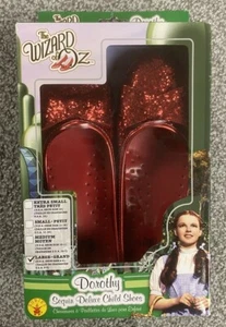 Rubie’s Children’s Wizard of Oz Dorothy Sequin Shoes, Red, Large/2-3 - Picture 1 of 6