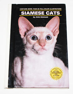 Siamese Cats by Ron Reagan Vintage Cat Book
