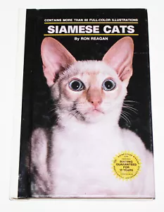 Siamese Cats by Ron Reagan Vintage Cat Book - Picture 1 of 3