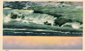 The Surf And The Ocean S333 Greetings From Kennebunkport Maine ME Postcard - Picture 1 of 2