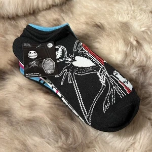 NWT Disney Pk Of 9 Prs Low Cut Socks - Shoe Sz 4-10 - Nightmare Before Christmas - Picture 1 of 9