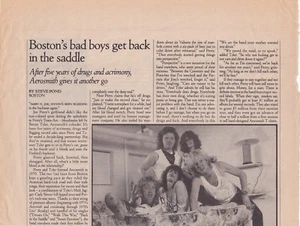 Aerosmith interview - Rolling Stone magazine - Picture 1 of 1