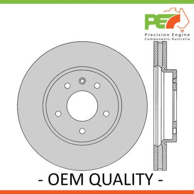 2x New *PROTEX* Disk Brake Rotors - Front Fits HOLDEN CAPTIVA CG 4D SUV 4WD. - image 1 of 4