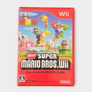 New Super Mario Bros Nintendo Wii NTSC-J Platformer Game Japanese Import - Picture 1 of 3