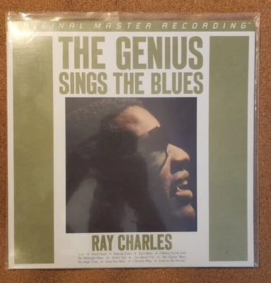 Ray Charles Genius Sings The Blues Vinyl Mono LP Mobile Fidelity MFSL - Image 1 of 2