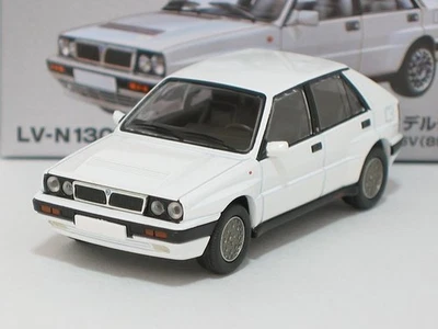 Lancia Delta HF Integrale 16V Mini Car Tomytec 1/64 White New - Image 1 of 3