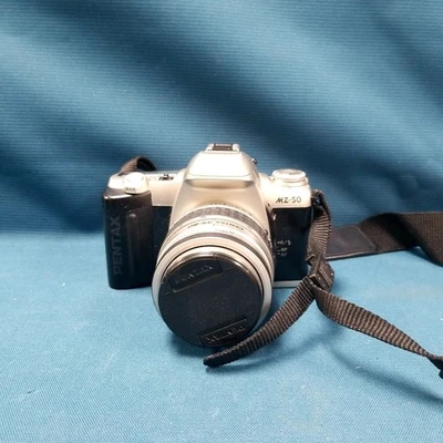 Vtg Pentax MZ-50 35mm SLR Film Camera W/35-80mm Lens Untested - Image 1 of 4