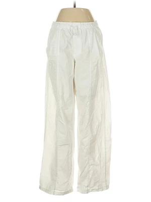 Calças casuais femininas Zara marfim P - Imagem 1 de 4